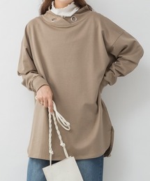 M-5L ハイネックアイレット スウェットプルオーバー
