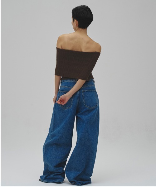 TODAYFUL（トゥデイフル）の「Seamless Offshoulder Knit（ニット/セーター・レディース・ライトグリーン/ブラウン/ブラック・FREE）」の9枚目の写真