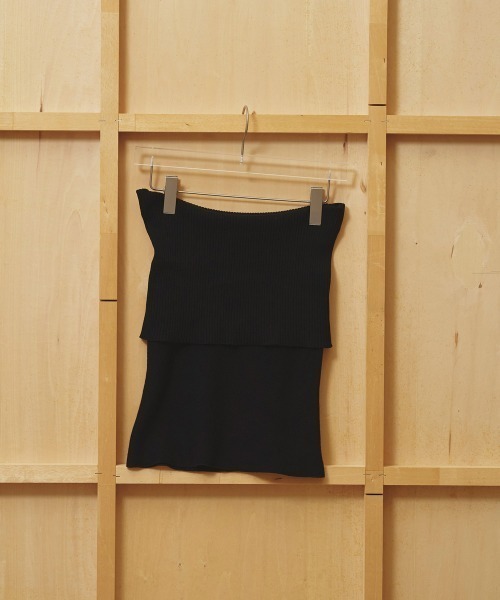 TODAYFUL（トゥデイフル）の「Seamless Offshoulder Knit（ニット/セーター・レディース・ライトグリーン/ブラウン/ブラック・FREE）」の13枚目の写真