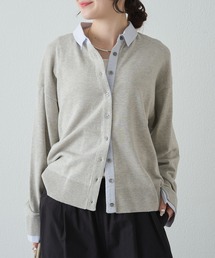 PUAL CE CIN | ブラウスレイヤード風カーディガン(カーディガン/ボレロ)