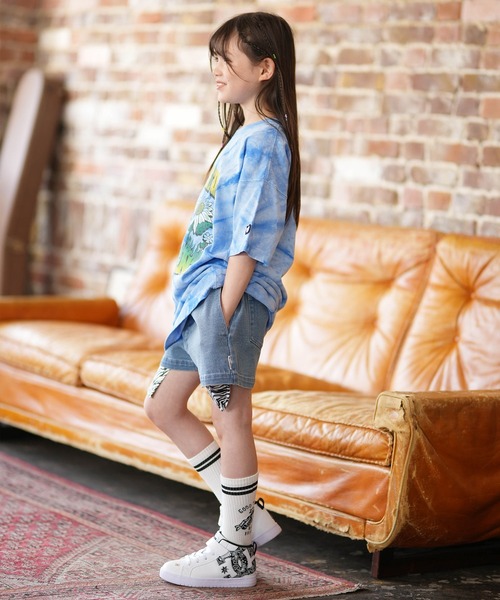 ELEMENT(エレメント)の「ELEMENT/エレメント ハーフパンツ ショートパンツ キッズ ジュニア 子供 ロゴ BG025P05(その他パンツ・キッズ・ライトインディゴブルー/グレー・130cm/140cm/150cm)」の7枚目の写真