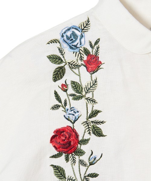 MSML(エムエスエムエル)の「LINEN RAYON EMBROIDERY SHIRT(シャツ/ブラウス・メンズ・ホワイト/ブラック・M/L/XL)」の11枚目の写真