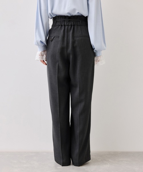 VIS（ビス）の「サマーツイードリボンベルトパンツ/UVケア・イージーケア（その他パンツ・レディース・ベージュ系その他/グレー/チャコールグレー・SS/S/M）」の18枚目の写真