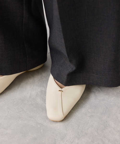 VIS（ビス）の「サマーツイードリボンベルトパンツ/UVケア・イージーケア（その他パンツ・レディース・ベージュ系その他/グレー/チャコールグレー・SS/S/M）」の13枚目の写真