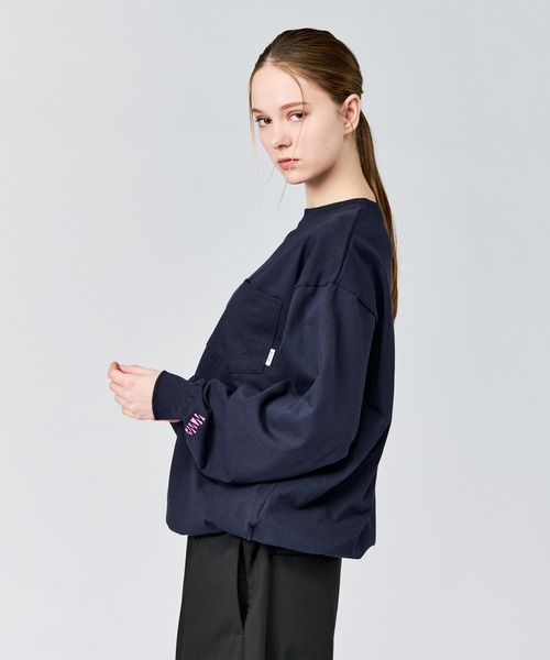 WETTEMPT（ウィテンプト）の「BASIC DRAWSTRING L/S TEE / ベーシックドローコードロンT（Tシャツ/カットソー・メンズ・グレー/ネイビー/イエロー・SMALL/MEDIUM/LARGE）」の13枚目の写真