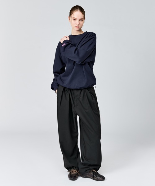 WETTEMPT（ウィテンプト）の「BASIC DRAWSTRING L/S TEE / ベーシックドローコードロンT（Tシャツ/カットソー・メンズ・グレー/ネイビー/イエロー・SMALL/MEDIUM/LARGE）」の20枚目の写真