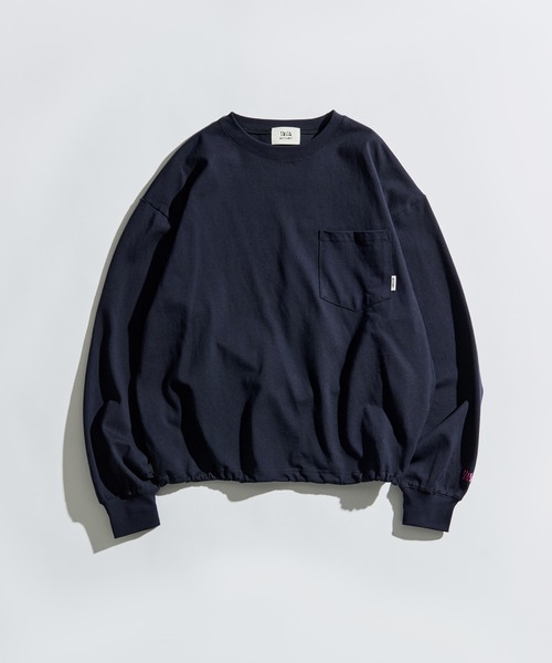 WETTEMPT（ウィテンプト）の「BASIC DRAWSTRING L/S TEE / ベーシックドローコードロンT（Tシャツ/カットソー・メンズ・グレー/ネイビー/イエロー・SMALL/MEDIUM/LARGE）」の10枚目の写真