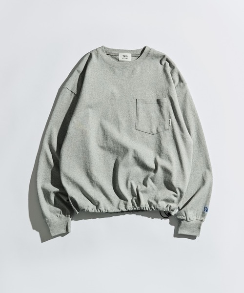 WETTEMPT（ウィテンプト）の「BASIC DRAWSTRING L/S TEE / ベーシックドローコードロンT（Tシャツ/カットソー・メンズ・グレー/ネイビー/イエロー・SMALL/MEDIUM/LARGE）」の21枚目の写真