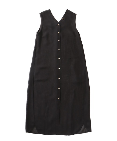 DRESSLAVE(ドレスレイブ)の「karami 2way dress(カラミ2ウェイワンピース)(ワンピース・レディース・ブラック/グリーン・38)」の1枚目の写真