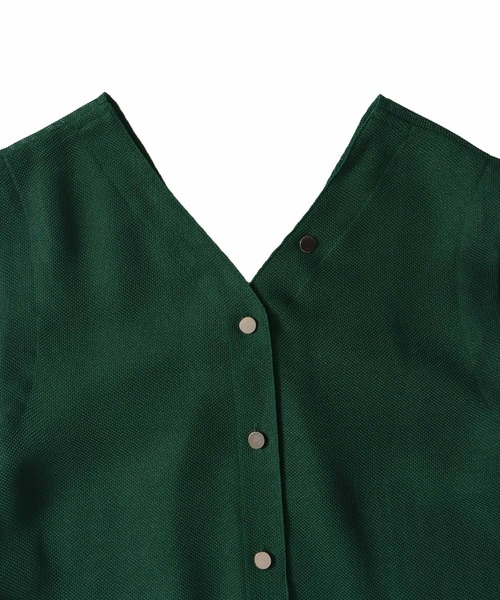 DRESSLAVE(ドレスレイブ)の「karami 2way dress(カラミ2ウェイワンピース)(ワンピース・レディース・ブラック/グリーン・38)」の11枚目の写真