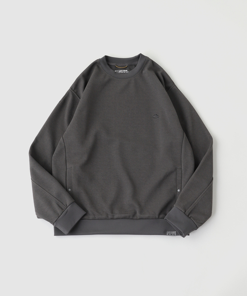 B.C STOCK（ベーセーストック）の「C.H.G トレイルクルースウェット（Tシャツ/カットソー・メンズ・チャコールグレー/ブラック・LARGE/MEDIUM）」の2枚目の写真