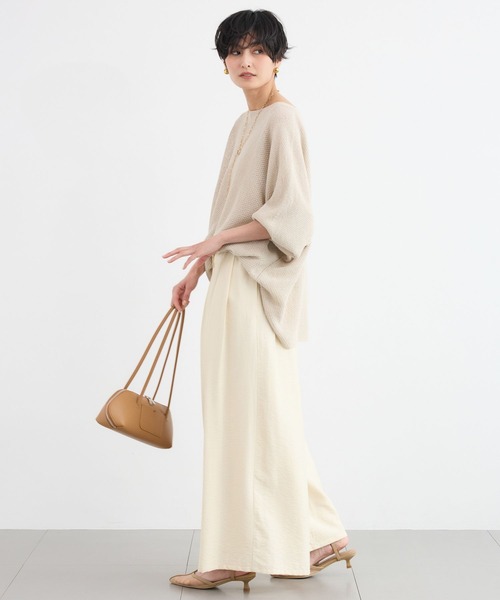 BARNYARDSTORM（バンヤードストーム）の「BARNYARDSTORM / ワイドキュロットパンツ / ハンドウォッシャブル（その他パンツ・レディース・グレー/ホワイト系その他・M/S）」の11枚目の写真