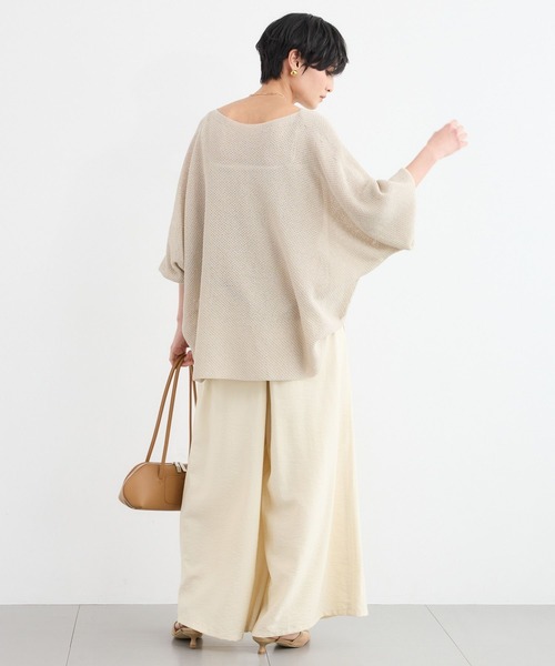 BARNYARDSTORM（バンヤードストーム）の「BARNYARDSTORM / ワイドキュロットパンツ / ハンドウォッシャブル（その他パンツ・レディース・グレー/ホワイト系その他・M/S）」の12枚目の写真