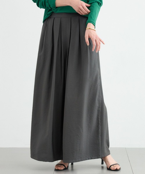 BARNYARDSTORM（バンヤードストーム）の「BARNYARDSTORM / ワイドキュロットパンツ / ハンドウォッシャブル（その他パンツ・レディース・グレー/ホワイト系その他・M/S）」の15枚目の写真