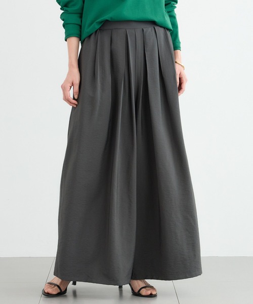 BARNYARDSTORM（バンヤードストーム）の「BARNYARDSTORM / ワイドキュロットパンツ / ハンドウォッシャブル（その他パンツ・レディース・グレー/ホワイト系その他・M/S）」の18枚目の写真