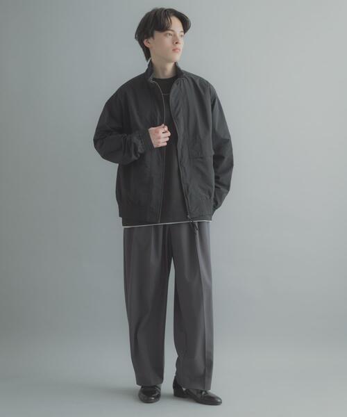 SENSE OF PLACE by URBAN RESEARCH（センスオブプレイスバイアーバンリサーチ）の「リップストップナイロンブルゾン（ブルゾン・メンズ・ブラウン/イエロー/ブラック・LARGE/MEDIUM）」の9枚目の写真