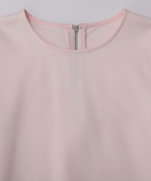 Fit more(フィットモア)の「チュールフリルスリーブバックジップカットソー(Tシャツ/カットソー・レディース・ブラック/ピンク/ホワイト・FREE)」の17枚目の写真
