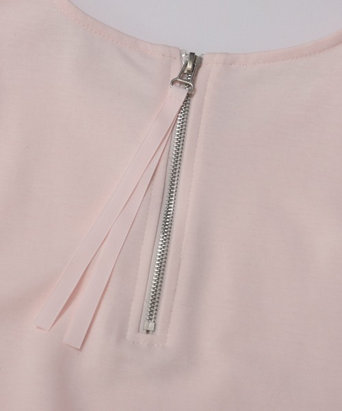 Fit more(フィットモア)の「チュールフリルスリーブバックジップカットソー(Tシャツ/カットソー・レディース・ブラック/ピンク/ホワイト・FREE)」の19枚目の写真