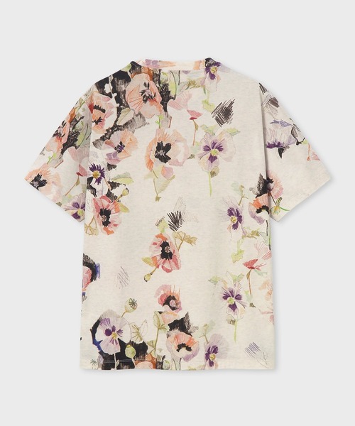 Paul Smith（ポールスミス）の「"Flower Collage" 半袖Tシャツ / 163663 919T（Tシャツ/カットソー・メンズ・ベージュ・X-LARGE/LARGE/MEDIUM）」の3枚目の写真
