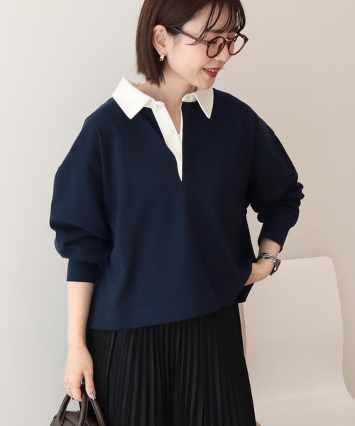 AMERICAN HOLIC（アメリカンホリック）の「アソートラガーシャツ（ポロシャツ・レディース・イエロー/ネイビー/その他7・FREE）」の19枚目の写真