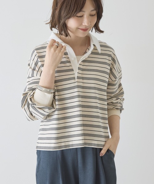 AMERICAN HOLIC（アメリカンホリック）の「アソートラガーシャツ（ポロシャツ・レディース・イエロー/ネイビー/その他7・FREE）」の15枚目の写真