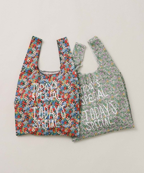 TODAY'S SPECIAL（トゥデイズスペシャル）の「【数量限定】FLOWER MARCHE BAG M / 618993（エコバッグ/サブバッグ・レディース・クリアレッド/ライトパープル・FREE）」の6枚目の写真