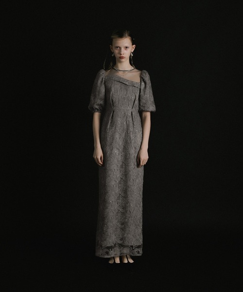 et.UNiVER(エトユニベール)の「Luce lace dress(ドレス・レディース・グレー/ブラック/グリーン・SMALL/MEDIUM/LARGE)」の20枚目の写真