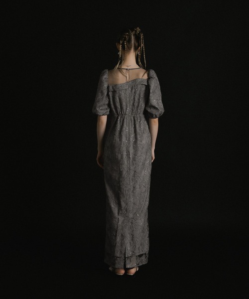 et.UNiVER(エトユニベール)の「Luce lace dress(ドレス・レディース・グレー/ブラック/グリーン・SMALL/MEDIUM/LARGE)」の22枚目の写真