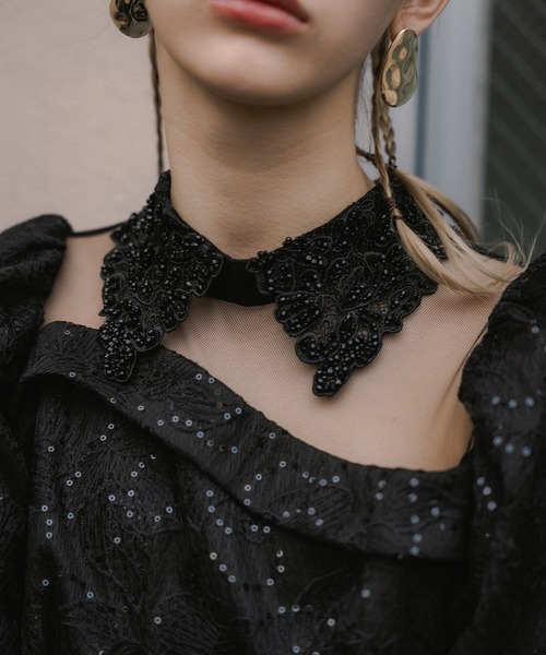 et.UNiVER(エトユニベール)の「Luce lace dress(ドレス・レディース・グレー/ブラック/グリーン・SMALL/MEDIUM/LARGE)」の16枚目の写真