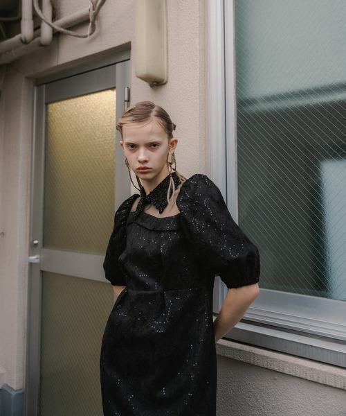 et.UNiVER(エトユニベール)の「Luce lace dress(ドレス・レディース・グレー/ブラック/グリーン・SMALL/MEDIUM/LARGE)」の18枚目の写真