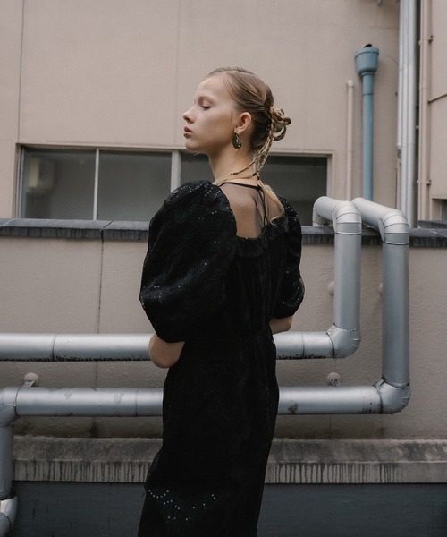 et.UNiVER(エトユニベール)の「Luce lace dress(ドレス・レディース・グレー/ブラック/グリーン・SMALL/MEDIUM/LARGE)」の12枚目の写真