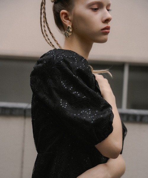 et.UNiVER(エトユニベール)の「Luce lace dress(ドレス・レディース・グレー/ブラック/グリーン・SMALL/MEDIUM/LARGE)」の10枚目の写真