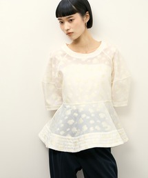 ADAM ET ROPE' | コクーンスリーブペプラムトップス(シャツ/ブラウス)