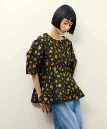 ADAM ET ROPE' | コクーンスリーブペプラムトップス(シャツ/ブラウス)