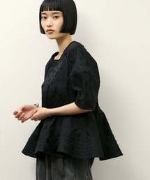 ADAM ET ROPE' | コクーンスリーブペプラムトップス(シャツ/ブラウス)