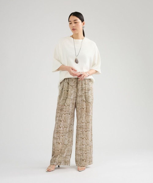 Chaos（カオス）の「Chaos(カオス)/◇3/4坪田あさみさんIGLIVE紹介アイテム◇ エッセンシャリーパンツ（その他パンツ・レディース・ベージュ・FREE）」の8枚目の写真