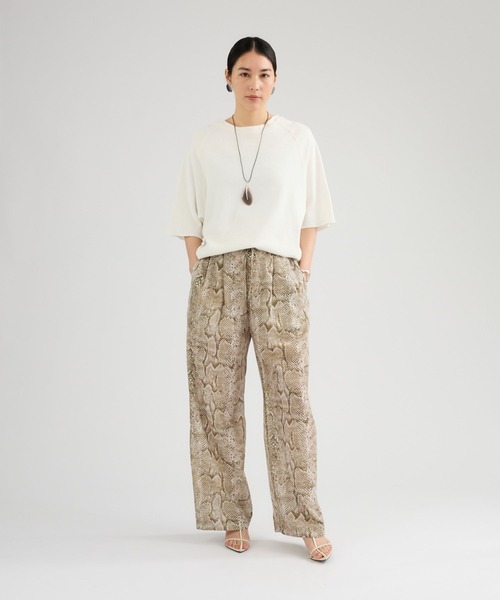 Chaos（カオス）の「Chaos(カオス)/◇3/4坪田あさみさんIGLIVE紹介アイテム◇ エッセンシャリーパンツ（その他パンツ・レディース・ベージュ・FREE）」の9枚目の写真