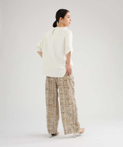 Chaos（カオス）の「Chaos(カオス)/◇3/4坪田あさみさんIGLIVE紹介アイテム◇ エッセンシャリーパンツ（その他パンツ・レディース・ベージュ・FREE）」の11枚目の写真