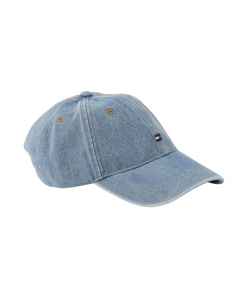 TOMMY HILFIGER(トミーヒルフィガー)の「TH FLAG DENIM 6 PANEL CAP(キャップ・メンズ・ブルー/マルチ・FREE)」の1枚目の写真