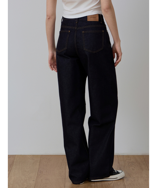 CCOMA(コンマ)の「CMJ30 ノンフェイドステッチストレートデニムパンツ(デニムパンツ・レディース・その他・SMALL/MEDIUM/LARGE)」の4枚目の写真