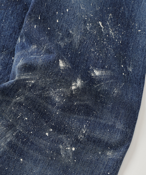 JOURNAL STANDARD J.S HOMESTEAD（ジャーナルスタンダードホームステッド）の「J.S.Homestead / エイジングデニム ワイド 5ポケ ペイント（デニムパンツ・メンズ・ネイビー・SMALL/MEDIUM/LARGE）」の15枚目の写真