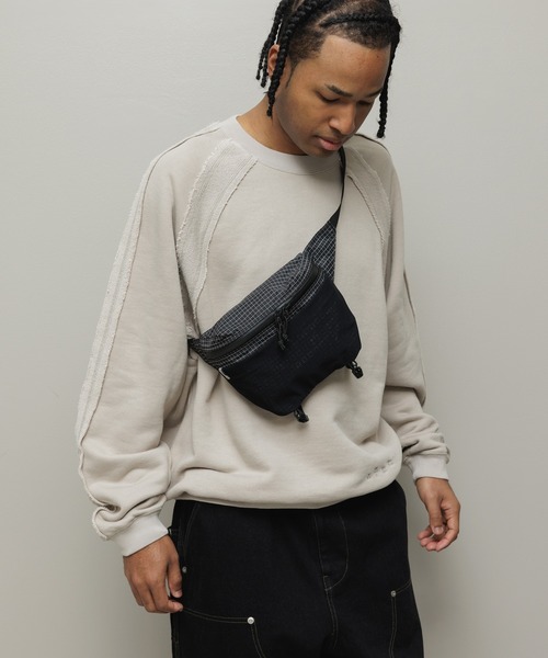 Speakeasy(スピークイージー)の「BAL / SPEAKEASY HIP BAG(ボディバッグ/ウエストポーチ・メンズ・ブラック/ブラック×ホワイト・FREE)」の8枚目の写真