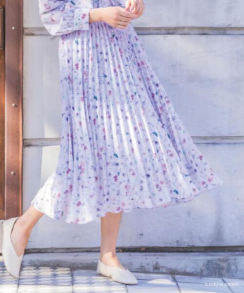 ITS'DEMO（イッツデモ）の「【ITS’DEMO × HIBIYA－KADAN】楊柳プリーツスカート（スカート・レディース・アイボリー系/ネイビー系/パープル系1・00）」の5枚目の写真