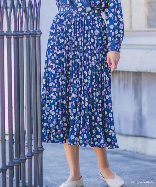 ITS'DEMO（イッツデモ）の「【ITS’DEMO × HIBIYA－KADAN】楊柳プリーツスカート（スカート・レディース・アイボリー系/ネイビー系/パープル系1・00）」の9枚目の写真