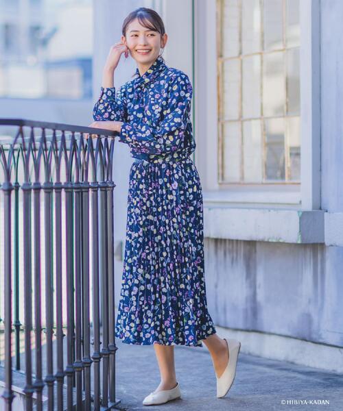 ITS'DEMO（イッツデモ）の「【ITS’DEMO × HIBIYA－KADAN】楊柳プリーツスカート（スカート・レディース・アイボリー系/ネイビー系/パープル系1・00）」の10枚目の写真