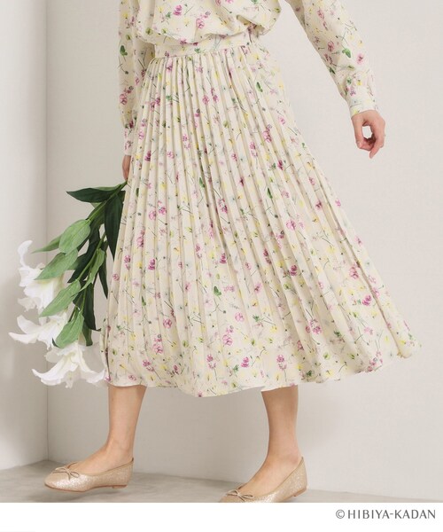 ITS'DEMO（イッツデモ）の「【ITS’DEMO × HIBIYA－KADAN】楊柳プリーツスカート（スカート・レディース・アイボリー系/ネイビー系/パープル系1・00）」の11枚目の写真