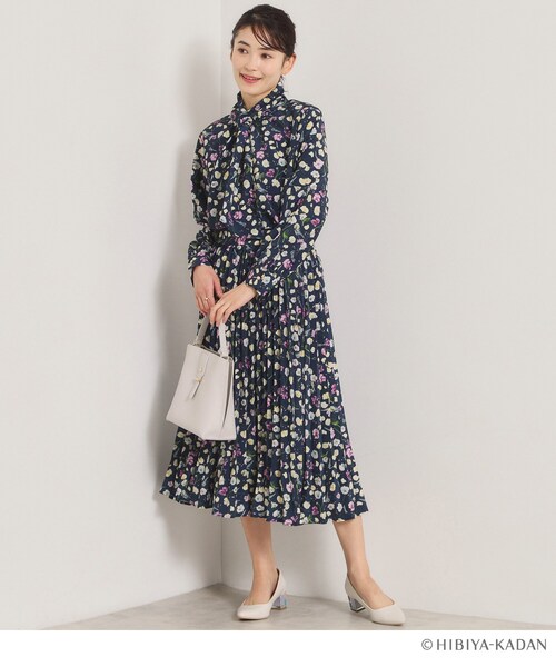 ITS'DEMO（イッツデモ）の「【ITS’DEMO × HIBIYA－KADAN】楊柳プリーツスカート（スカート・レディース・アイボリー系/ネイビー系/パープル系1・00）」の20枚目の写真