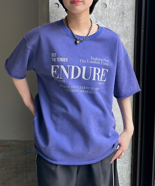 PAGEBOY（ページボーイ）の「アイススウェットロゴT（Tシャツ/カットソー・レディース・ブラック/ブルー/オートミール・FREE）」の3枚目の写真