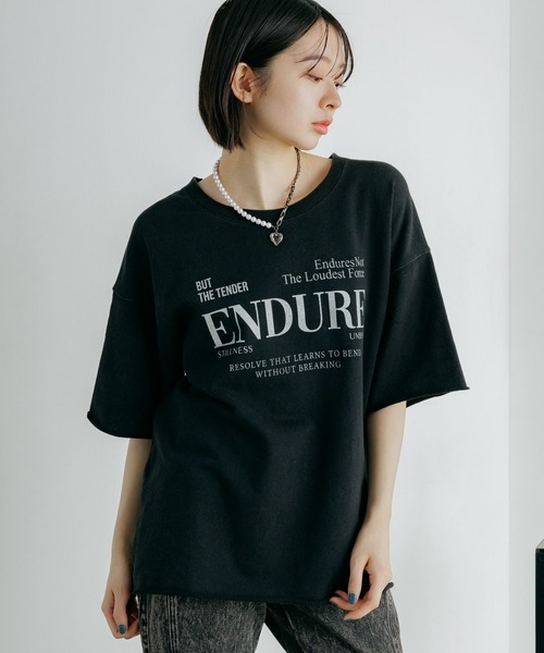 PAGEBOY（ページボーイ）の「アイススウェットロゴT（Tシャツ/カットソー・レディース・ブラック/ブルー/オートミール・FREE）」の14枚目の写真