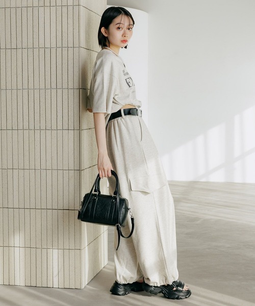 PAGEBOY（ページボーイ）の「アイススウェットロゴT（Tシャツ/カットソー・レディース・ブラック/ブルー/オートミール・FREE）」の19枚目の写真